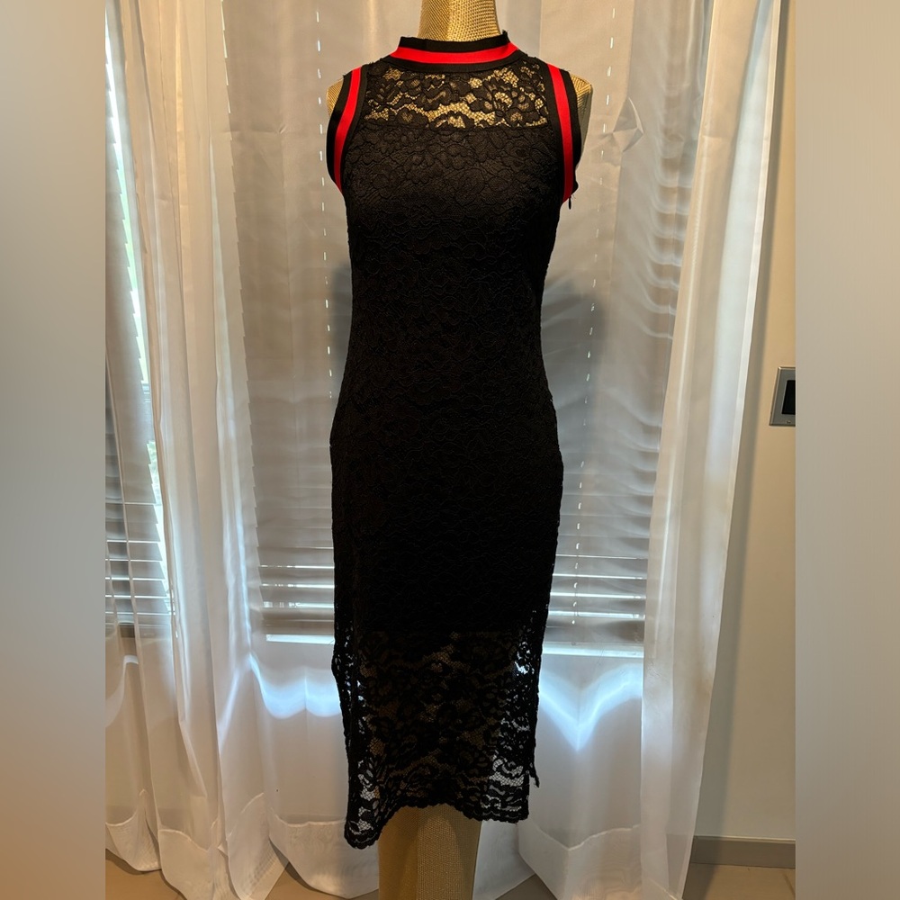 BAKU Fitted Black Lace Dress